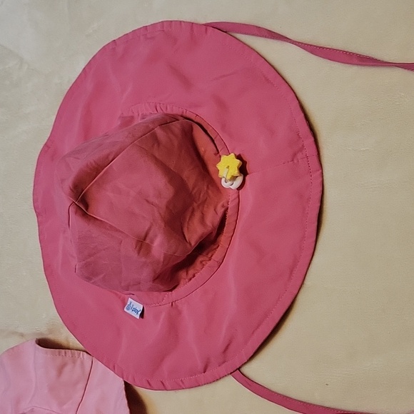 Two Toddler Girls Pink Sun Hats 2-4 Years SPF 50 - Picture 2 of 5